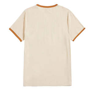 Camiseta de Hombre 100% Algodón Tejido, Impresión Digital con Logotipo Personalizado, 180gsm, Secado Rápido, Antiarrugas, Manga Corta, Estilo Vintage, Venta al Por Mayor - Product Image 3