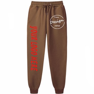 Men's Autumn Casual Straight Mid Waist Fitness Sweatpants Trousers Sports Quick Dry Breathable Plus Size <b>Plain</b> Dyed - Product Image 6