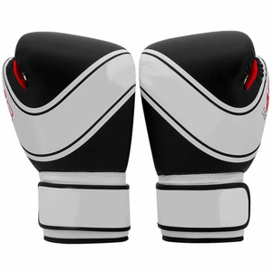 Gants d'entraînement de boxe professionnels en cuir véritable avec sangle de poignet réglable, fermeture auto-agrippante, option logo personnalisé, pour le sparring - Product Image 6