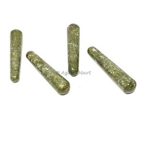 ไม้นวดบำบัดตามธรรมชาติแบบยุโรปแกะสลักไม้นวด Larvikite ไม้นวดตัวมาสคอตสินค้าจากฮวงจุ้ย - Product Image 3