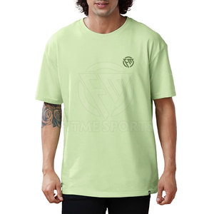 T-shirt extensible de haute qualité pour homme grande taille avec logo frontal, tissu respirant anti-humidité, écologique, design personnalisé - Product Image 1
