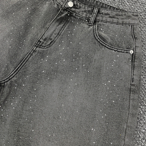 Shorts en jean rétro respirants pour hommes, personnalisés avec logo, haute qualité, 2026, services OEM et ODM - Product Image 4