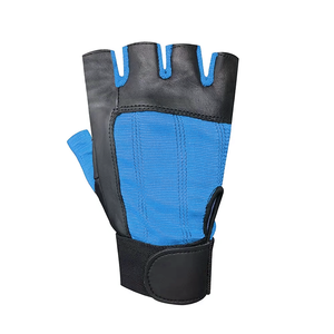 <b>Half</b> Finger Fitness Gloves Black White Breathable Mesh Gym Training Non <b>Slip</b> Unisex Custom Breathable Neoprene Fitness Gloves - Product Image 2