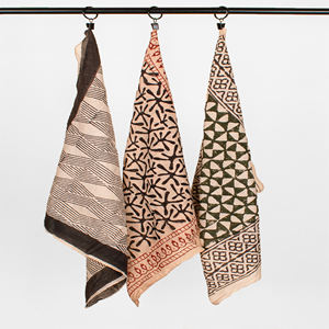 ชุดผ้าพันคอคอตตอนรักษ์โลก 3 ชิ้น ลายบากรู สไตล์อินเดียโบโฮ ใช้ได้ทุกฤดู จาก Craftjaipur - Product Image 1