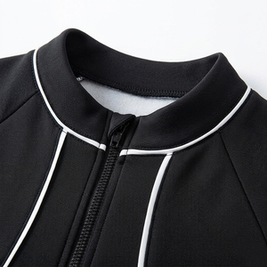 เสื้อเจอร์ซีย์ฟลีซพิมพ์ลายแบบรัดรูปสำหรับผู้ชาย ปี 2026 ซิปยาว แขนยาว ระบายอากาศได้ดี ซับเหงื่อ กระชับรูปร่าง - Product Image 3