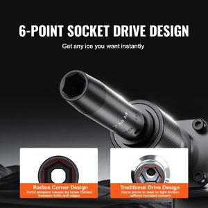 Set di chiavi a bussola a impatto da 90 pezzi (6 punte) SAE/Metrico per riparazioni auto (attacco da 3/8 pollici, da 1/4 a 19 mm, acciaio legato Cr-Mo, misura 22 mm) - Product Image 4