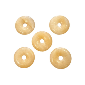 Donuts de Cristal Natural, Calcita Amarilla, Piedra de Cristal, Gema, Piedra de Cristal Reiki, Gemas Curativas, Donuts de Ágata - Product Image 5