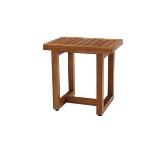Banco de ducha de madera de teca hecho en Indonesia, muebles de madera maciza - Product Image 1