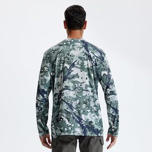 Camisa de Caza Unisex de Manga Corta, Transpirable, de Poliéster, para Verano, Antibacteriana, de Secado Rápido, con Logotipo Frontal - Product Image 2