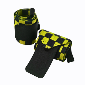 Private Label Durable Cotton Blend Gym Wrist Wraps Cross Training Support <b>Straps</b> Weightlifting Factory Wholesale - Product Image 1