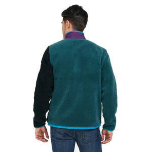 Chaquetas de hombre de lana polar Sherpa de diseño personalizado para fabricantes, ropa de calle, moda nueva, chaqueta de alta calidad para hombre - Product Image 3
