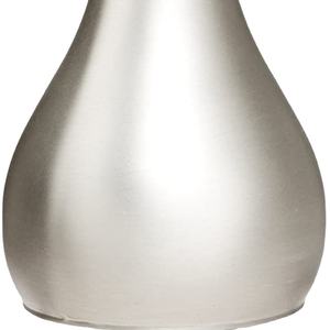 Florero único hecho a mano para sala de estar, florero decorativo de aluminio, hecho a mano, Color plata - Product Image 1