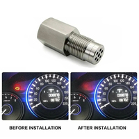 Nouvel adaptateur de capteur d'oxygène M18 X 1.5 180 degrés en acier inoxydable 304, mini catalyseur universel pour capteur d'oxygène de voiture