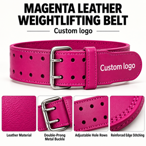 Cinturón de levantamiento de pesas de cuero resistente al por mayor, soporte lumbar para entrenamiento de gimnasio, logotipo personalizado, marca privada, OEM, soporte personalizado para gimnasio - Product Image 6