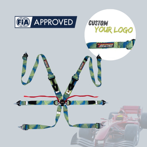 High Tension Polyester FIA 8853 2016 Racing <b>Harness</b> SPORT PLUS 4 Six Point Ultra Thin Seat <b>Belt</b> Brand Wholesale OEM ODM - Product Image 1