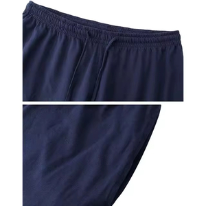 Ensemble de sport d'été 2026 100 % coton pour homme : T-shirt imprimé et short assorti, grandes tailles, respirant, bicolore - Product Image 2
