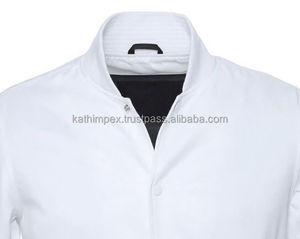 Vestes bomber en satin pour hommes faites à la main en stock, imperméables, écologiques, style vintage pour un usage décontracté, inspiration baseball - Product Image 3