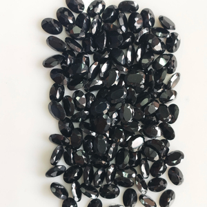 สปิเนลสีดำธรรมชาติ 7x5 มม. รูปทรงวงรี คุณภาพดีที่สุด พลอยหลวมสำหรับทำเครื่องประดับ ผลิตภัณฑ์จากเรดเมาน์เทน เจมส์ - Product Image 2