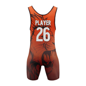 Custom Men's Wrestling <b>Singlet</b> Quick Dry Stretch Athletic Wear for Wrestling Practice and Sports Performance Use - Product Image 6