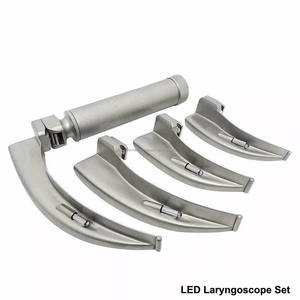Set de Laringoscopio Eléctrico LED Macintosh de Alta Calidad con 4 Hojas Curvas de Acero Inoxidable, Certificación CE ISO, Proveedor Mayorista OEM ODM - Product Image 6