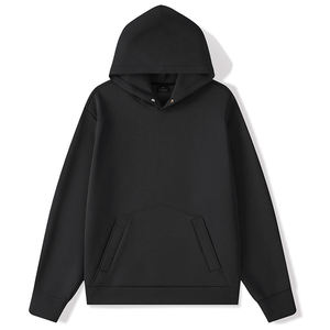 Sudadera con Capucha para Hombre, Color Gris Sólido, 100% Algodón, Felpa Francesa, con Bolsillo, Manga Larga, Corte Regular, para Otoño - Product Image 1
