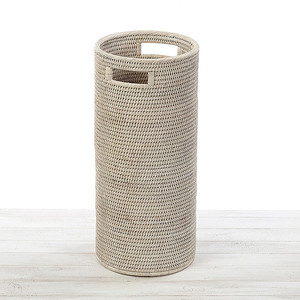 ที่วางร่มหวายสานทรงกลม ตะกร้าจัดระเบียบทางเข้า ตะกร้าเก็บของทำมือ - Product Image 2