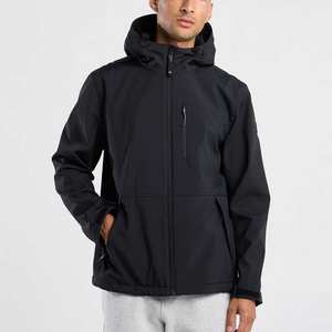 Chaquetas Softshell para Hombre al por Mayor, Resistentes al Agua, para Exteriores, con Logotipo Personalizado, Cortavientos con Ajuste Elástico para Senderismo y Ciclismo, Servicio OEM - Product Image 5