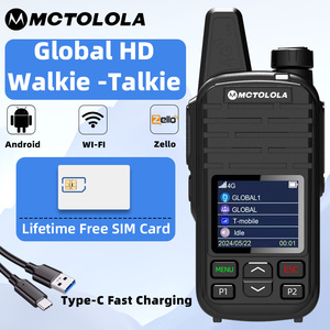 Talkie-walkie réseau public 4G avec carte SIM gratuite à vie, interphone longue portée, signal stable, adaptation à divers scénarios de travail - Product Image 3