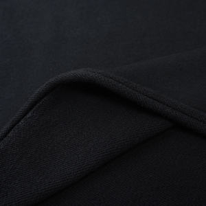 Sweat-shirt noir superposé pour homme, coupe ample, style streetwear décontracté, pull-over d'automne en polyester/coton - Product Image 3