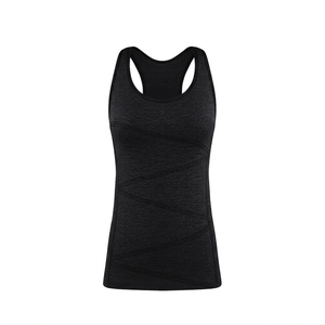 2026 New Arrival Women's <b>Hip</b> Hop Jersey Front Sleeveless Gym Training Tank Top Polyester/Cotton Breathable High Quality - Product Image 1