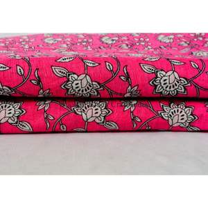 ผ้าฝ้ายแท้ 100% พิมพ์ลายบล็อก เป็นมิตรกับสิ่งแวดล้อม ระบายอากาศได้ดี แห้งเร็ว น้ำหนักเบา ผ้าทอลายไขว้ จากรัฐราชสถาน สำหรับเสื้อผ้าสตรีและเด็กผู้หญิง - Product Image 6