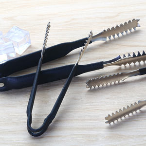 Stainless Steel Ice <strong>Tongs</strong> for Coffee, Sugar, Bar &amp; Restaurant - <strong>Mini</strong> Food <strong>Tongs</strong>, Durable &amp; Dishwasher Safe - Product Image 5