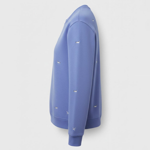 Sudaderas Casuales Azules para Mujer con Logotipo Personalizado, de Alta Demanda, Ecológicas, de Secado Rápido, Transpirables, de Felpa, Talla Grande - Product Image 4