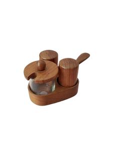 Mini Salero y pimentero de madera Natural de estilo tradicional, bonito para tu cocina, nuevas ideas de productos 2023 - Product Image 5