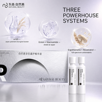 Produits de soin du visage Natural Beauty, Essence Sunrise Revival, 7 flacons, sérum hydratant pour le visage, niacinamide, acide hyaluronique