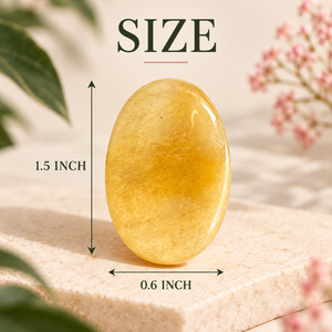 Calcita Amarilla Natural, Gema Suelta Ovalada, Cabujón Pulido para Joyería - Product Image 4