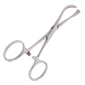 Pinzas para Toallas Lorna Manuales de 100 mm 17-261-100, Acero Inoxidable Quirúrgico, Certificación CE, Hermann Meditech Pro - Product Image 1
