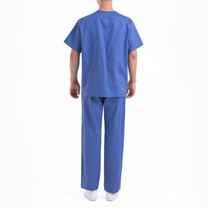 2026 High Quality Knitted Fabric Unisex Hospital Medical <b>Doctor</b> Scrub <b>Sets</b> Stretchy Quick Dry Breathable Customized Color Logo - Product Image 5
