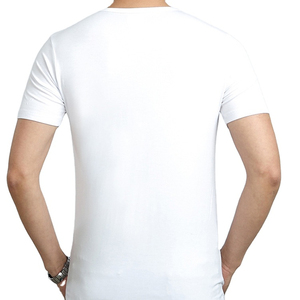 Reasonable Price <b>Men</b> <b>Striped</b> Short Sleeve <b>T</b> <b>Shirt</b> O Neck Regular Fit Casual Cotton Jersey Breathable Design with Pocket - Product Image 5