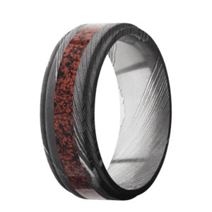 Anillo Rústico de Acero de Damasco, Joyería Artesanal Hecha a Mano, Talla Personalizada, Regalo para Hombres y Mujeres - Product Image 2