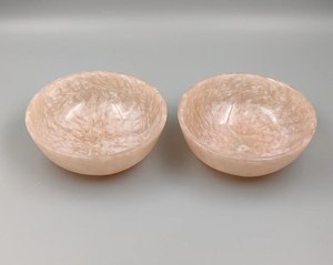 Bol de service en résine époxy de style américain, poli, durable, écologique, personnalisé, vaisselle de fête, bol de service pour aliments et fruits - Product Image 6