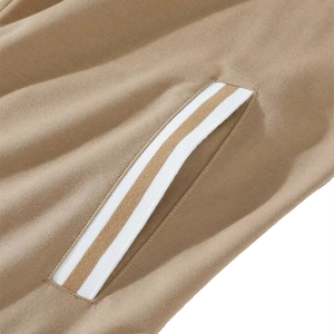Men's Hooded Varsity <b>Jacket</b> Color Blocking Zipper Casual Loose Fit Autumn Polyester Cotton Blend <b>Jacket</b> - Product Image 5