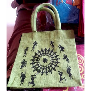 Sac fourre-tout en jute léger personnalisé pliable en toile PVC cadeau parfait pour les personnes âgées transport facile sacs à provisions - Product Image 4