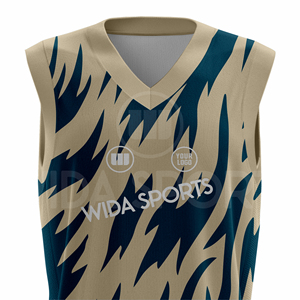 Nouvelle Collection 2026 : Ensemble Maillot et Short de Basketball Personnalisé – Impression par Sublimation, Col en V, Léger, Séchage Rapide, en Maille Respirante - Product Image 4