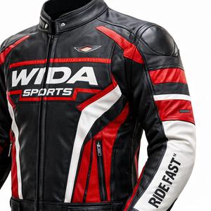 เสื้อแจ็คเก็ตหนังสำหรับขี่มอเตอร์ไซค์คุณภาพสูงแบบสั่งทำพิเศษ พร้อมอุปกรณ์ป้องกัน สำหรับขี่มอเตอร์ไซค์ ผลิตในสหรัฐอเมริกา ขายส่งจากโรงงานผู้ผลิต OEM - Product Image 4