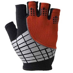 Gants de vélo sportifs à longueur de poignet, en polyester respirant, sans doublure, pour le cyclisme, utilisation printemps-été, noir, gris, pour hommes - Product Image 2