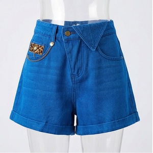 Shorts en jean cargo taille basse pour filles, nouveau style, sexy, extensibles, avec poches, couleur personnalisable, du fabricant - Product Image 1