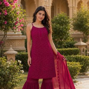 Pink Sleeveless A-Line <b>Maxi</b> <b>Dress</b> Solid Casual Summer <b>Dress</b> for Women - Product Image 2