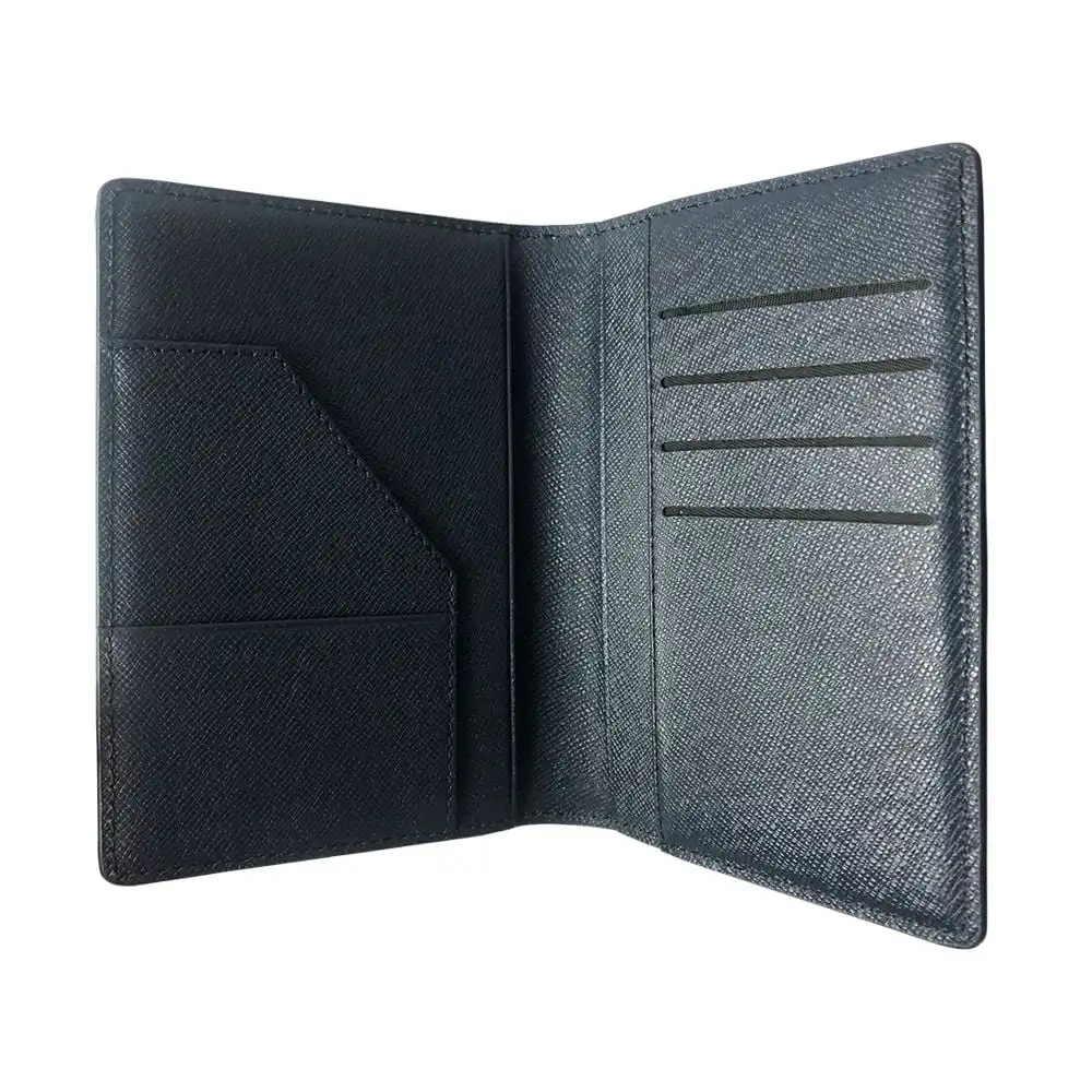 Portefeuille de passeport de haute qualité Porte-passeport en cuir véritable Taille 10cm x 14.5cm Porte-passeport en cuir de couleur marron