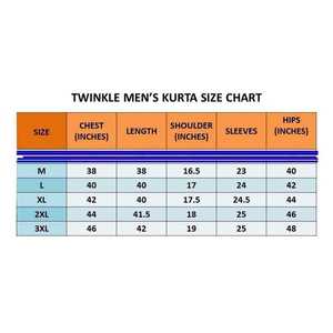 ATRACTIVA SEDA JACQUARD BUTTI TRABAJO HOMBRE KURTA CON PAYJAMA SKY - Product Image 2